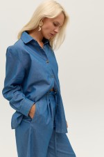 Джинсова сорочка 3975 фото 4