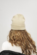 Бежева шапка 3704 фото 3