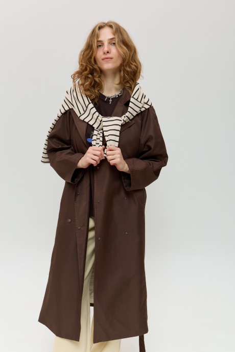 Коричневий плащ 40304030 купить