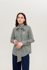 Зелена сорочка у смужку 3954 фото 0