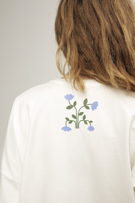 Білий лонгслів 38983898 купить