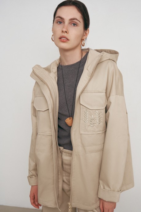 Бежева куртка 36643664 купить