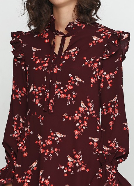 Платье с птичками2379 купить