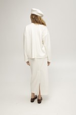 Біла спідниця 3903 фото 4