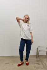 Біла футболка 4071 фото 2