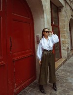 Кюлоты с кулисой по талии фото 4