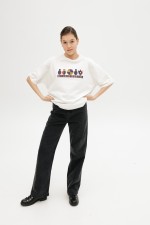 Біла футболка 3820 фото 2