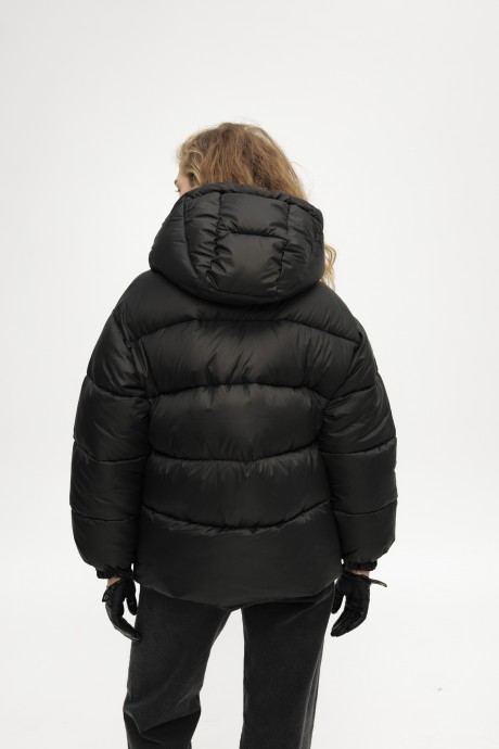 Чорний пуховик 38993899 купить