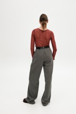 Сірі брюки максі 3929 фото 4