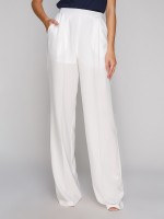 Білі широкі штани фото 1