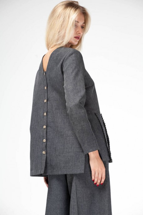 Блузон с пуговицами по спине2078 купить