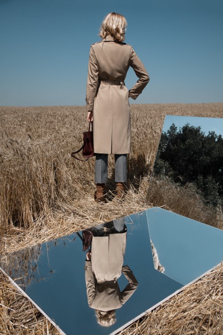 Приталенный плащ2115 купить