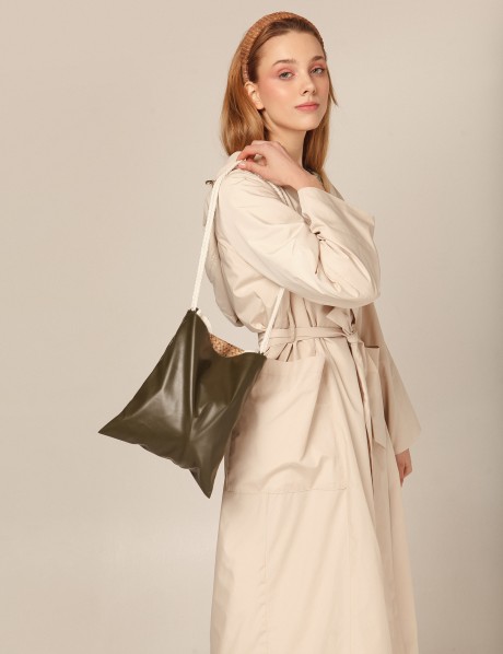 Сумочка із еко-шкіри зеленого кольору2961 купить