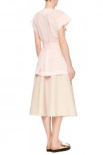 Бежевая юбка-солнце фото 1