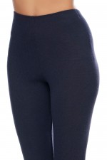 Трикотажные лосины на высокой талии фото 2