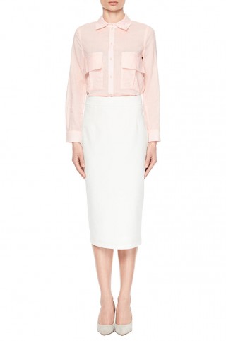 Белая юбка-карандаш1945 купить