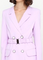 Жакет с поясом на резинке фото 2