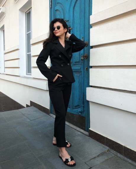 Черный жакет2314 купить