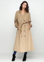Бежевый плащ фото 0