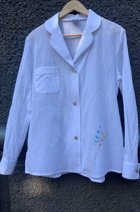 Біла сорочка з вишивкою 34013401 купить