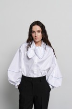 Біла блуза 3757 фото 1