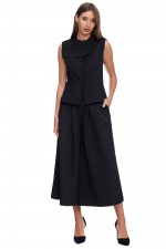 Приталена блуза без рукава 2923 фото 0