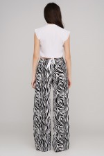 Біла легка блуза на зав'язках 3184 фото 5