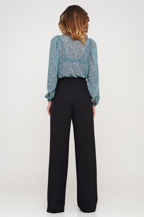 Максі штани чорного кольору 18081808 купить