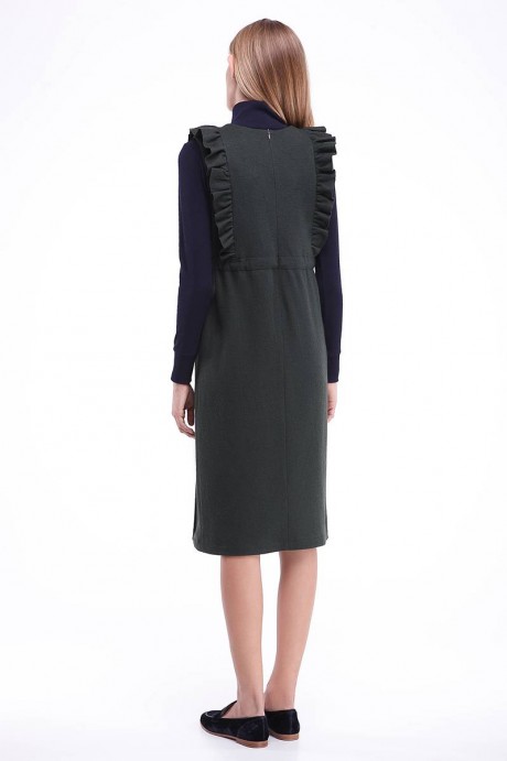 Платье без рукава из шерсти1729 купить
