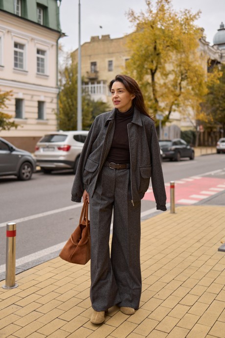 Сірий бомбер 40454045 купить