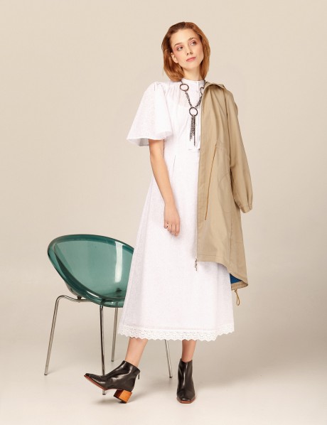 Легка біла сукня міді 29412941 купить