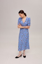 Блакитна сукня 3968 фото 5