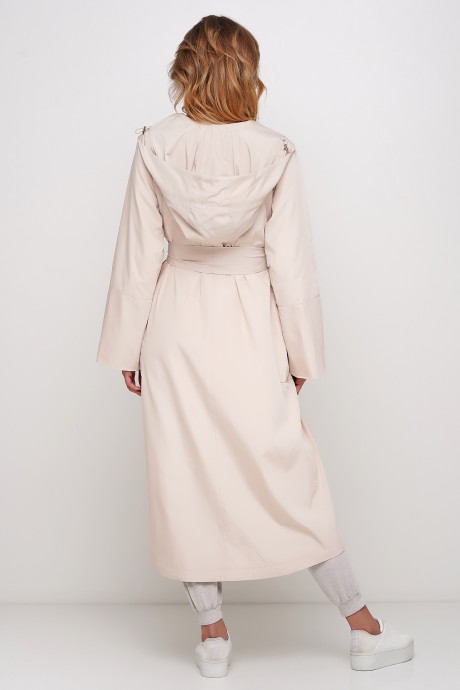 Молочний плащ на запах з капюшоном 29522952 купить